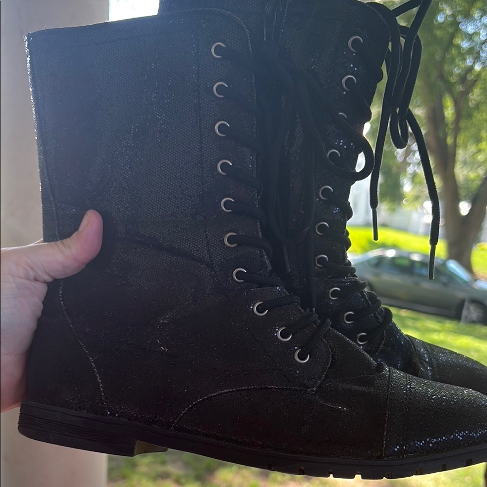 Balera Black Combat Moto Boots